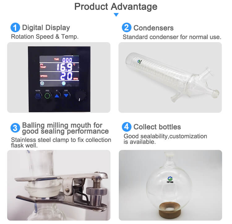 rotavapor for laboratory rotary evaporation;