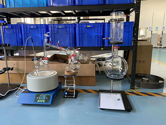 20L short path distillation setup;