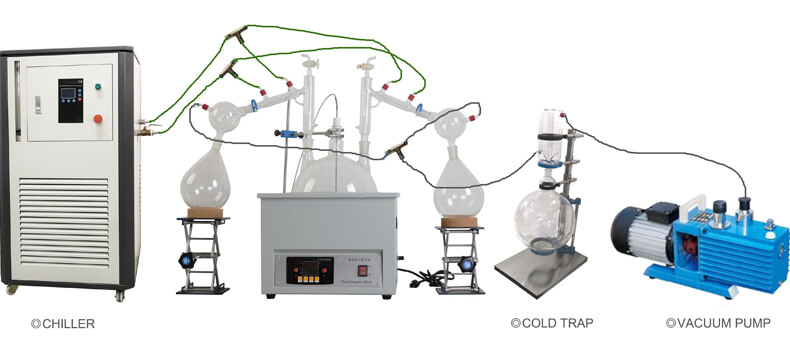 10L 20L short path distillation kit;