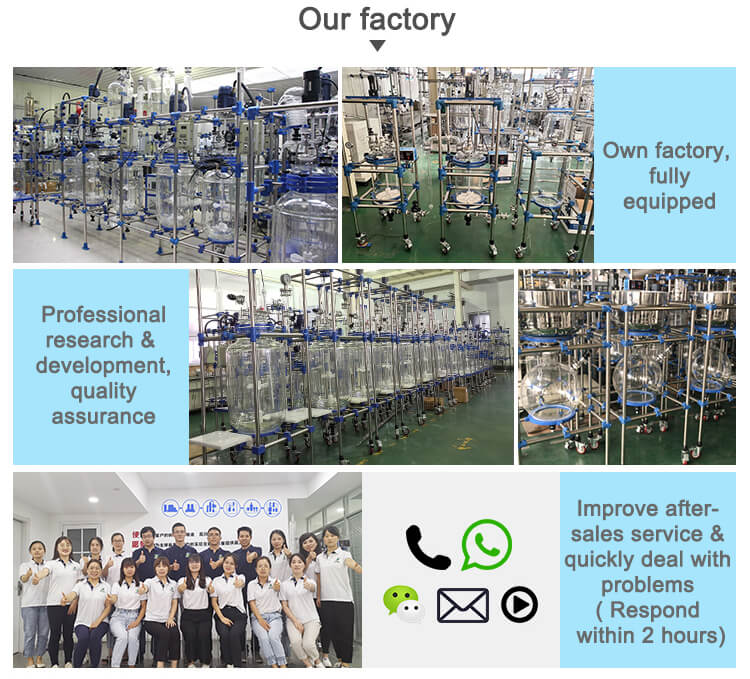 50L distillation reactor supplier manufacturer;