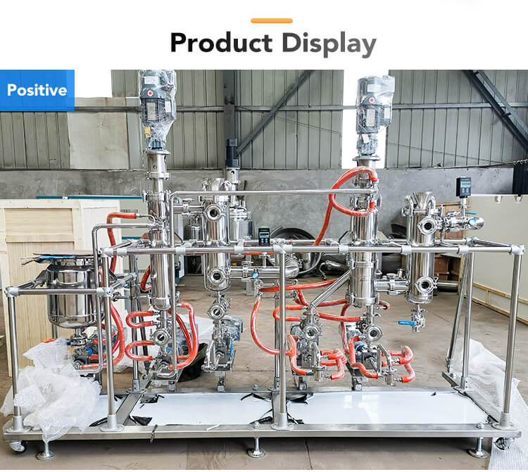 continuous short path molecular distillation;