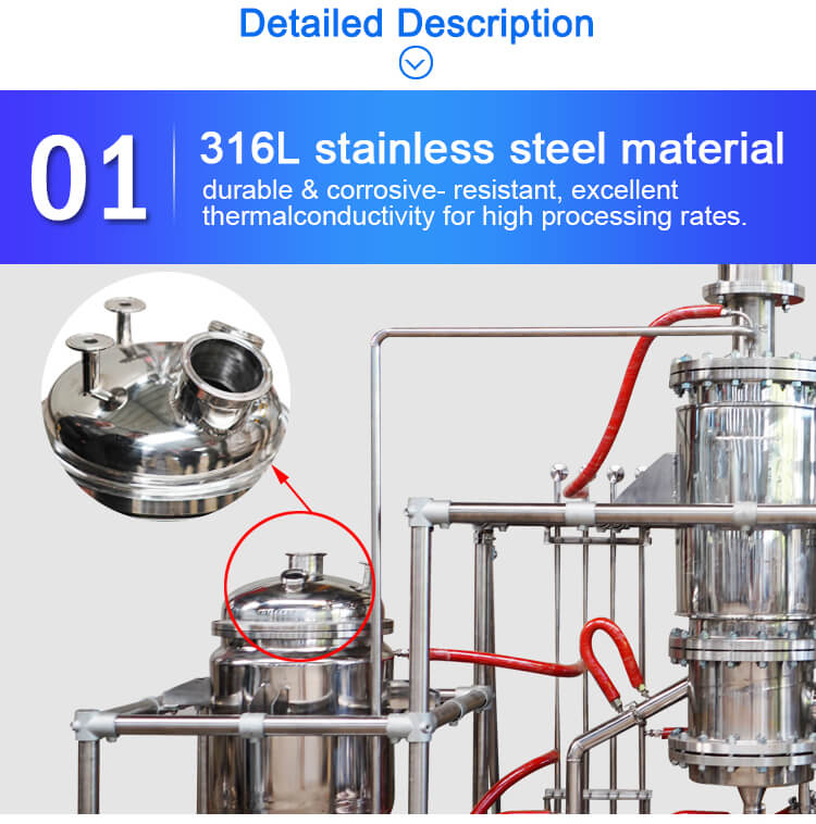 short path evaporator;