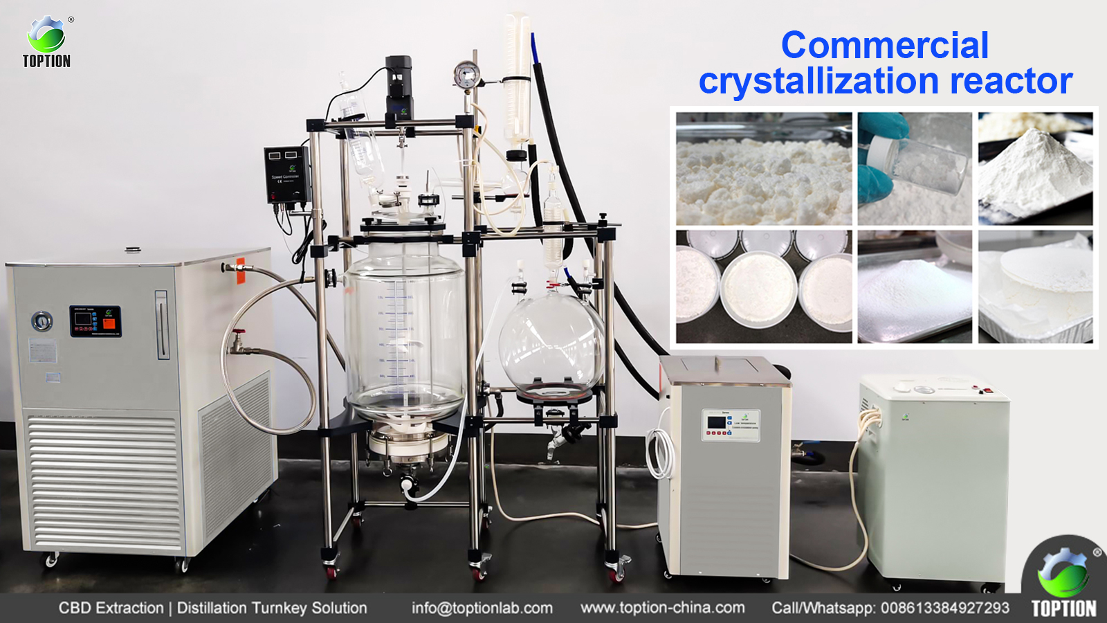 Purifying hemp oil by recrystallization;