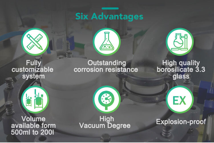 Ultrasonic stirred reactor;