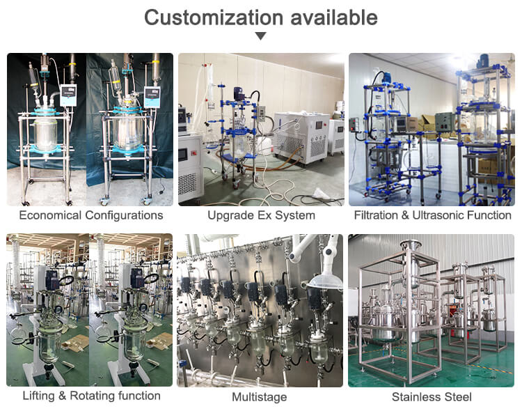 Standard Layer 50L Jacketed Glass Reactor;