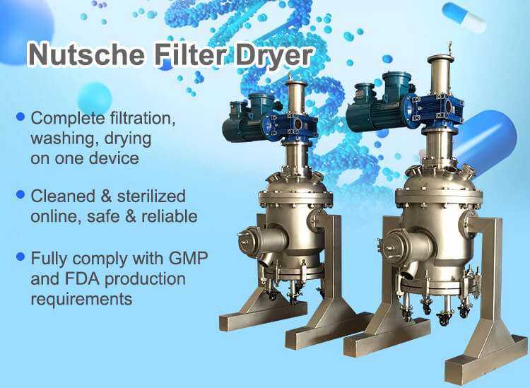 Nutsche filter dryer price;