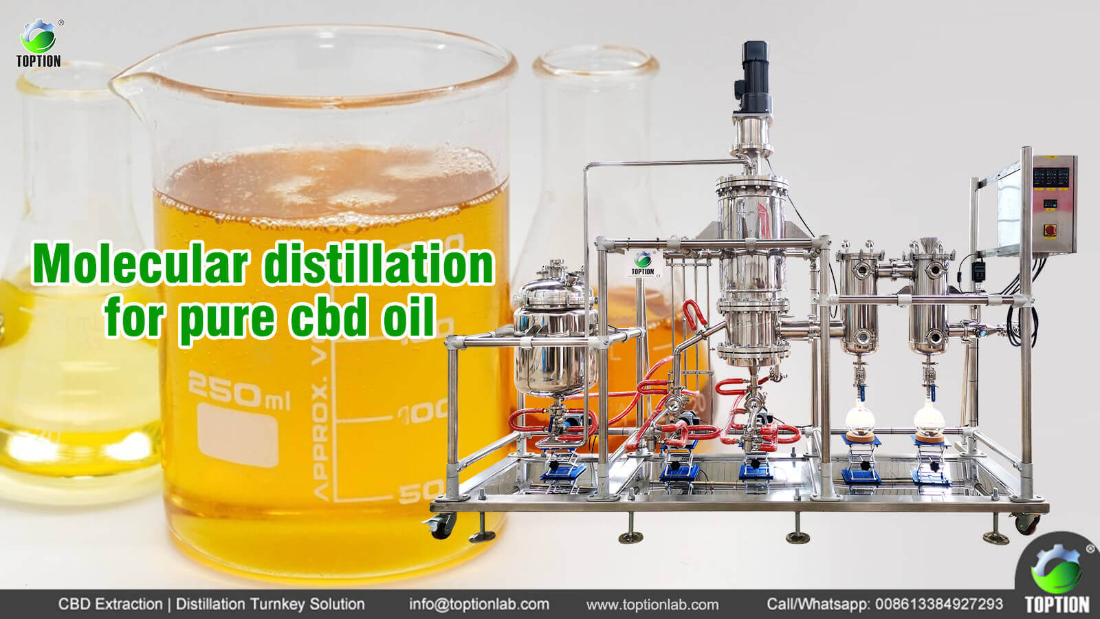 short path molecular distillation