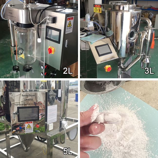  Spray drying  